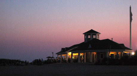 Venetian Shores Beach Pavilion at Dusk - Summer 2008